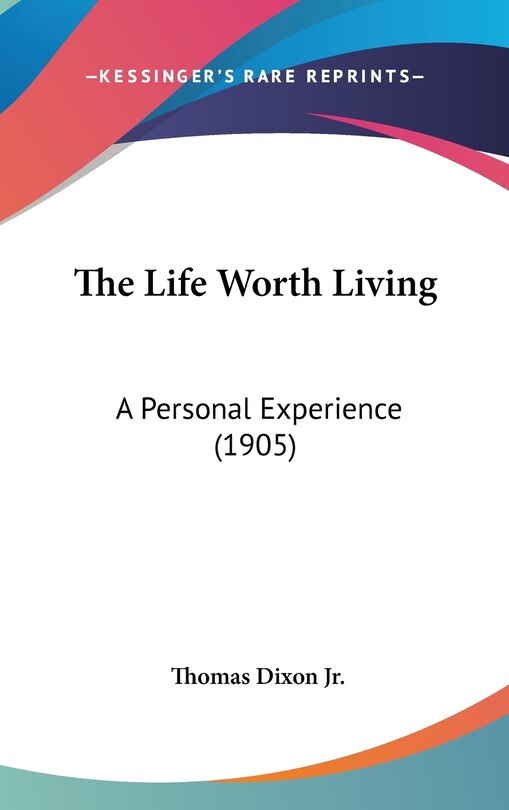 Front cover_The Life Worth Living