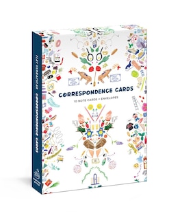 Flat Vernacular Correspondence Cards: 10 Flat Note Cards + Envelopes