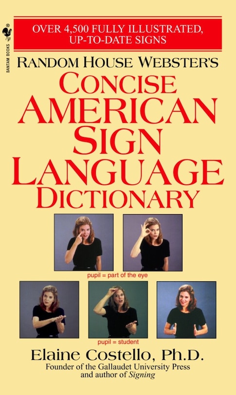 Front cover_Random House Webster's Concise American Sign Language Dictionary