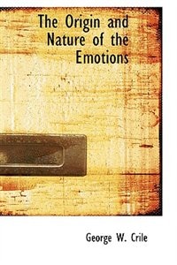 Front cover_The Origin and Nature of the Emotions