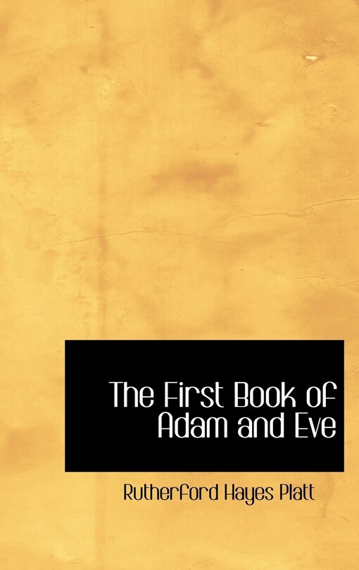 Front cover_The First Book of Adam and Eve