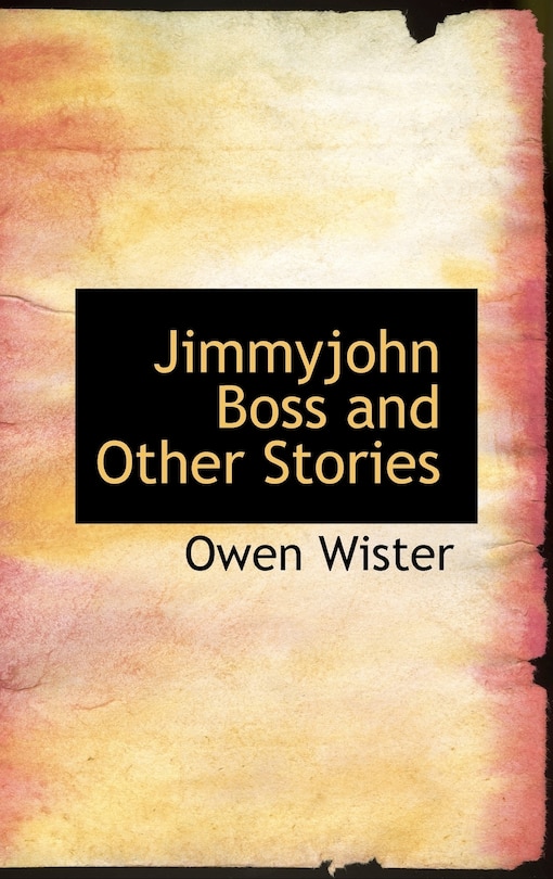 Couverture_Jimmyjohn Boss and Other Stories