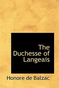 Front cover_The Duchesse of Langeais