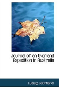 Front cover_Journal of an Overland Expedition in Australia