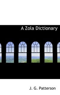 Front cover_A Zola Dictionary