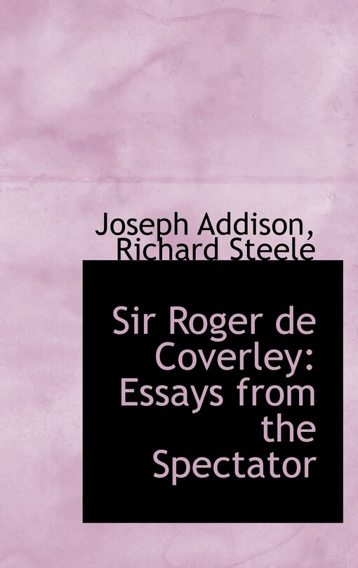 Front cover_Sir Roger de Coverley