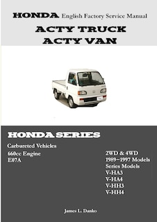 Couverture_Honda Acty English Factory Service Manual