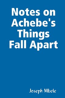 Couverture_Notes on Achebe's Things Fall Apart