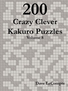 Front cover_200 Crazy Clever Kakuro Puzzles - Volume 8