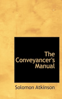 Front cover_The Conveyancer's Manual