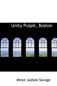 Front cover_Unity Pulpit, Boston