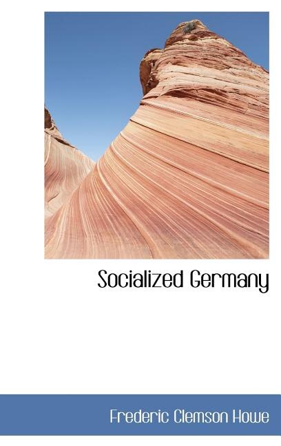 Front cover_Socialized Germany