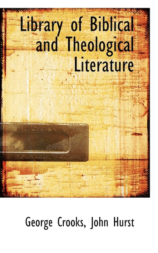 Front cover_Library of Biblical and Theological Literature