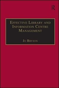 Couverture_Effective Library And Information Centre Management
