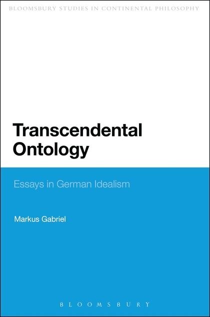 Front cover_Transcendental Ontology