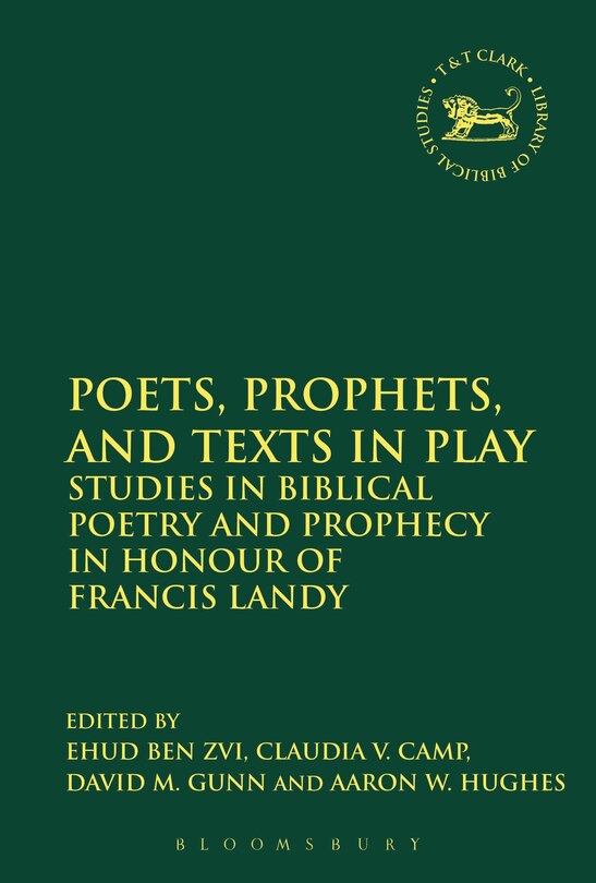 Couverture_Poets, Prophets, and Texts in Play