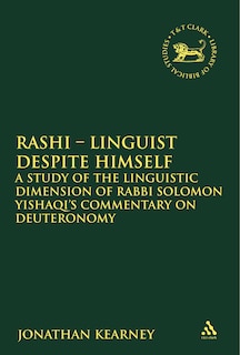 Front cover_Rashi - Linguist despite Himself