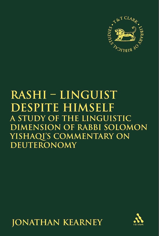 Front cover_Rashi - Linguist despite Himself
