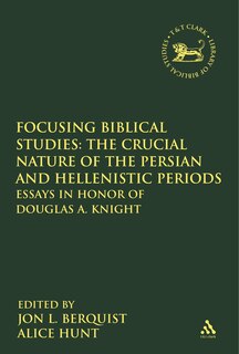 Front cover_Focusing Biblical Studies