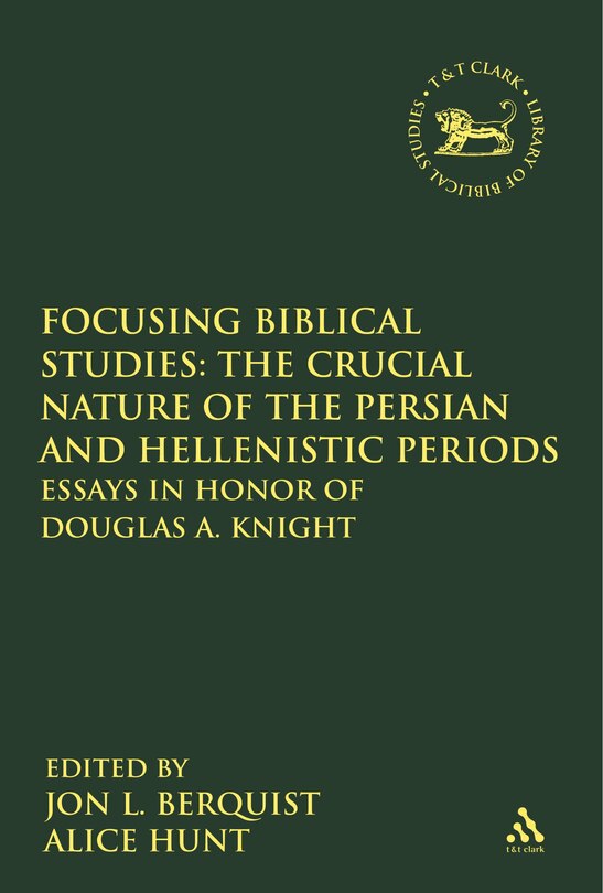 Front cover_Focusing Biblical Studies