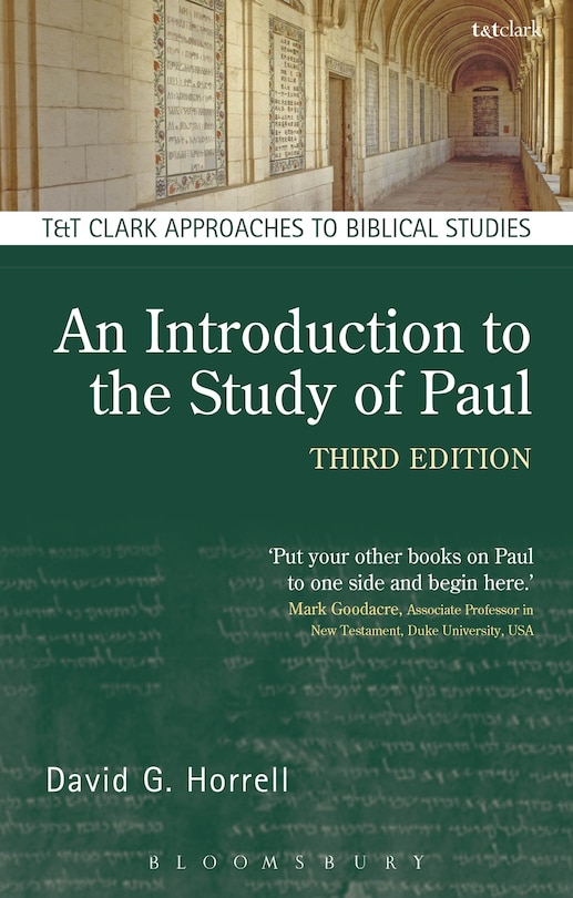 Front cover_An Introduction to the Study of Paul
