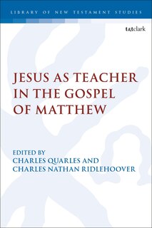 Couverture_Jesus as Teacher in the Gospel of Matthew
