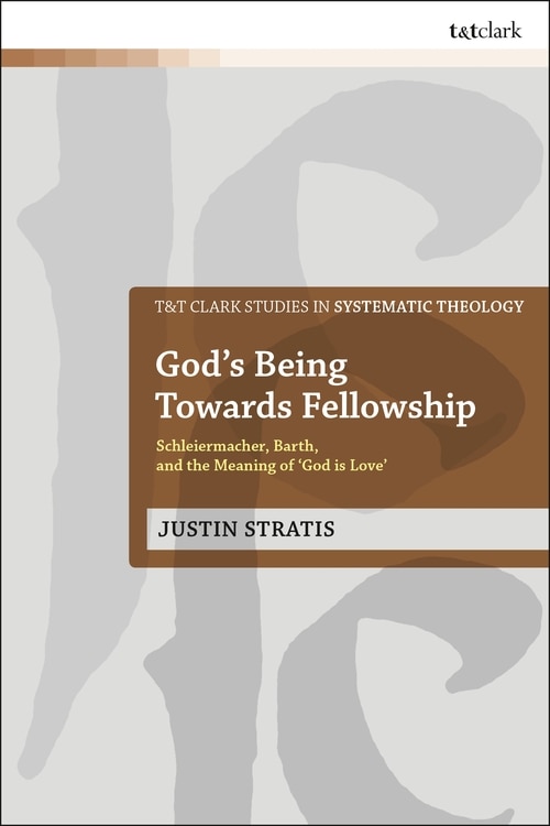 Front cover_God's Being Towards Fellowship