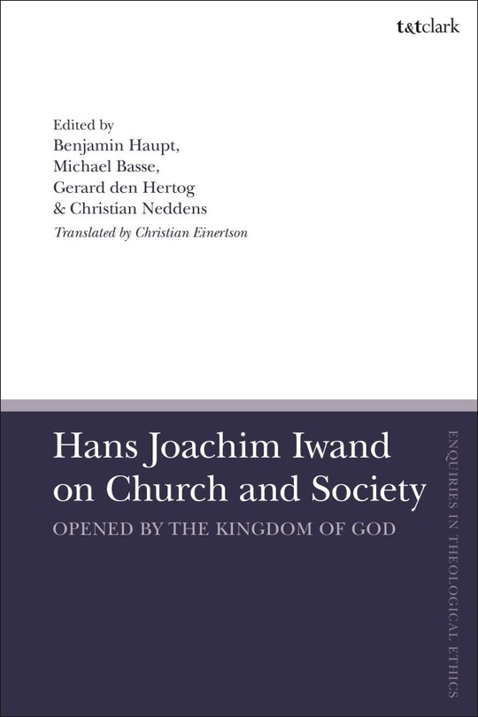 Front cover_Hans Joachim Iwand on Church and Society