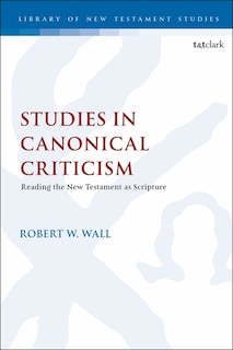 Front cover_Studies In Canonical Criticism
