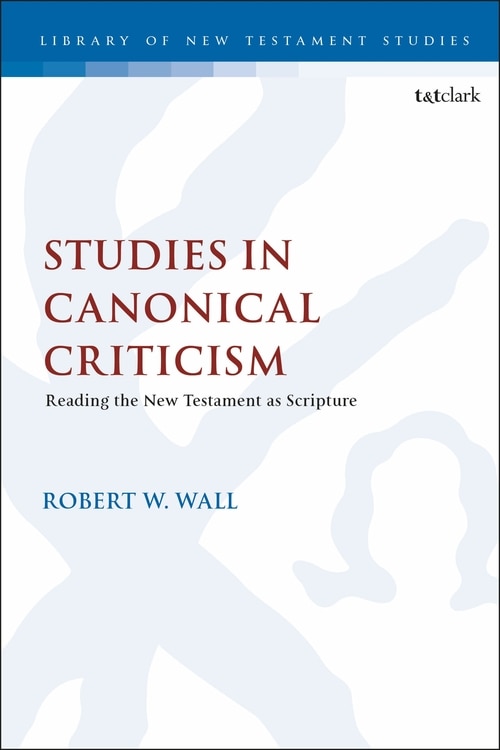 Front cover_Studies In Canonical Criticism