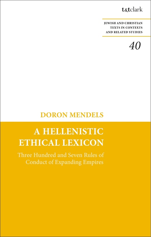 Couverture_A Hellenistic Ethical Lexicon
