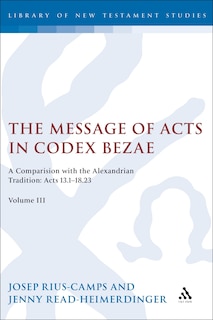 Couverture_Message of Acts in Codex Bezae