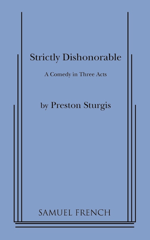 Front cover_Strictly Dishonorable