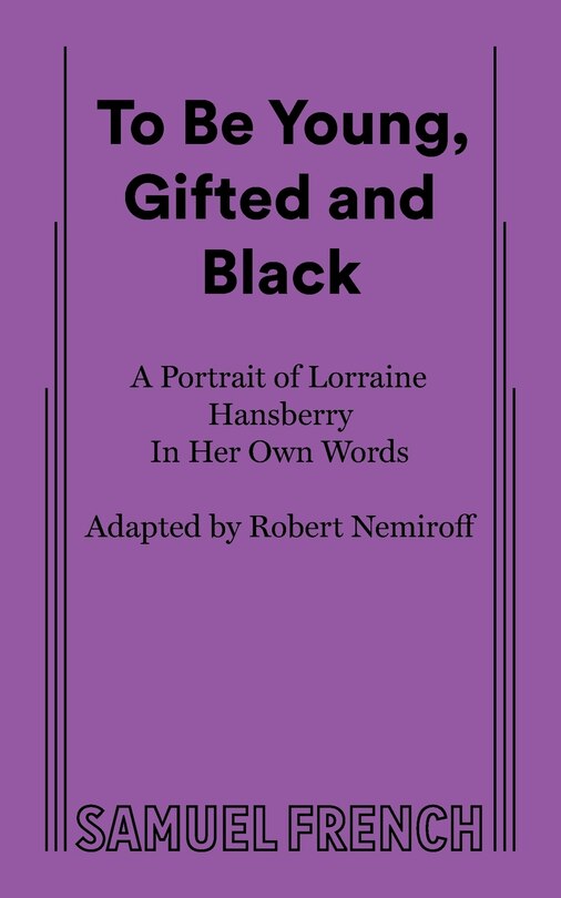 Front cover_To Be Young, Gifted and Black