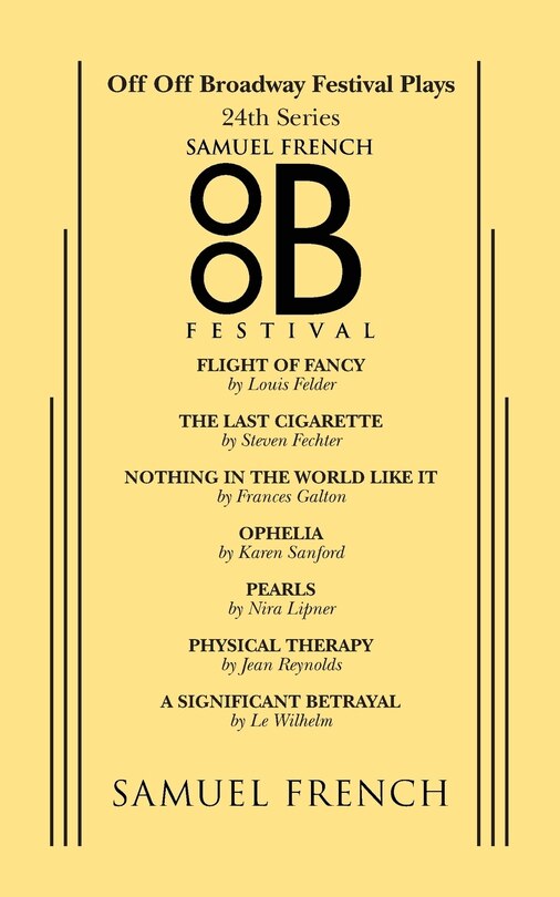 Couverture_Off Off Broadway Festival Plays, 24th Series