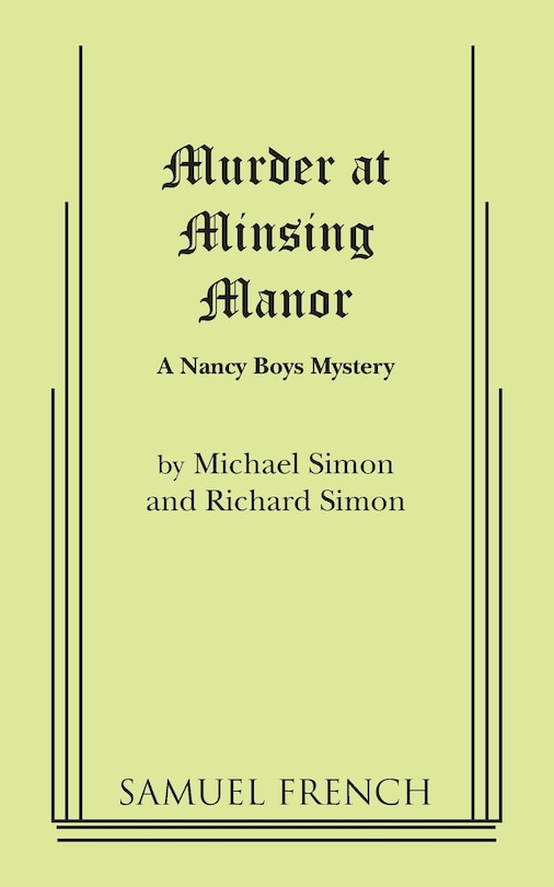 Couverture_Murder at Minsing Manor: A Nancy Boys Mystery
