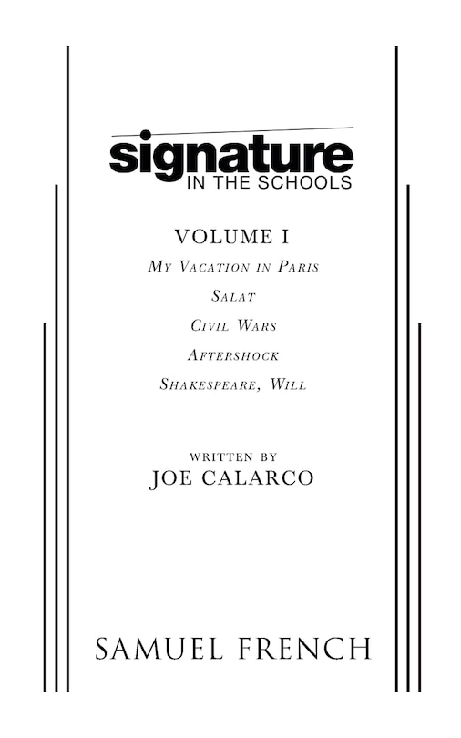 Couverture_Signature in the Schools, Volume I