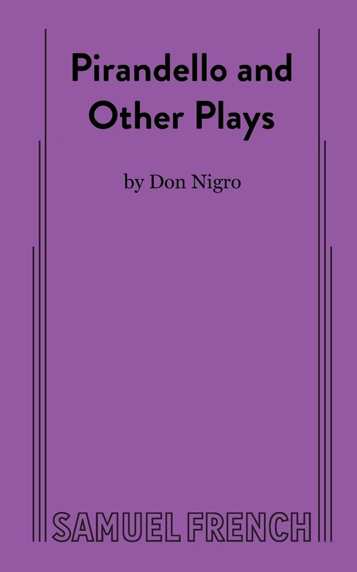 Front cover_Pirandello and Other Plays