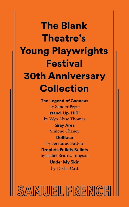 Front cover_The Blank Theatre's Young Playwrights Festival 30th Anniversary Collection