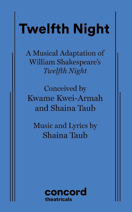 Front cover_Twelfth Night