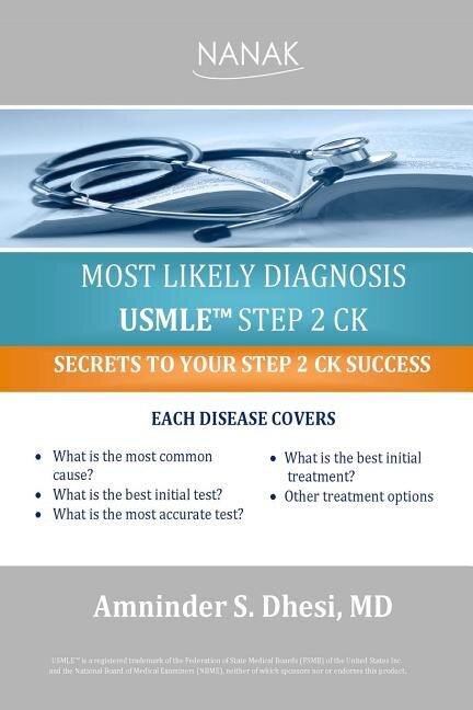 Front cover_Most Likely Diagnosis USMLE Step 2 CK