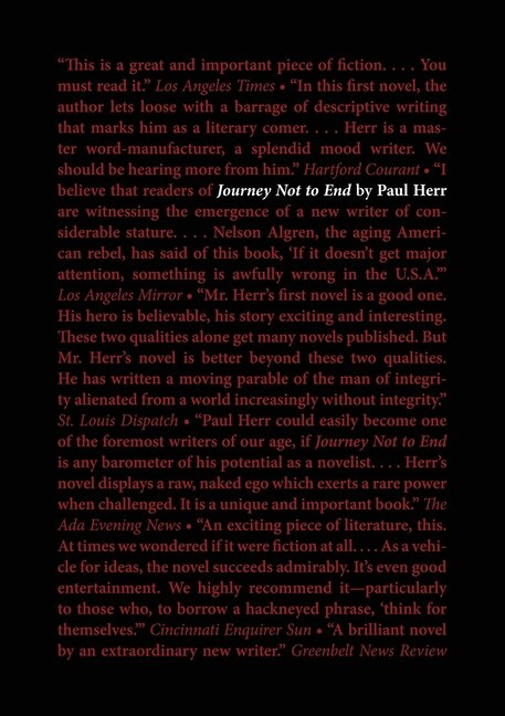 Couverture_Journey Not to End