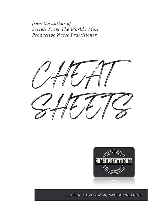 Front cover_Cheat Sheets - A Clinical Documentation Workbook