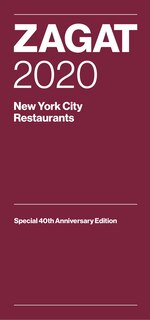 Front cover_Zagat 2020 New York City Restaurants