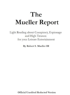 Couverture_The Mueller Report