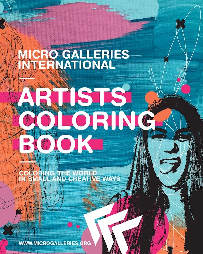 Front cover_Micro Galleries International Artists Coloring Book