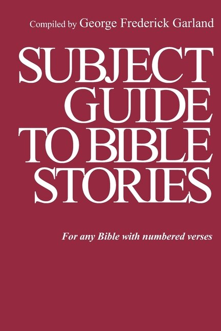 Front cover_Subject Guide to Bible Stories