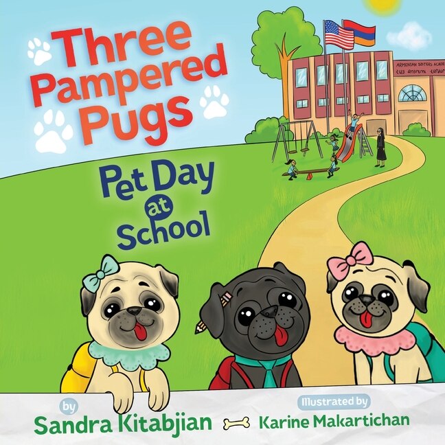 Couverture_Three Pampered Pugs Pet Day at School