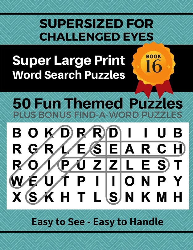 Front cover_SUPERSIZED FOR CHALLENGED EYES, Book 16