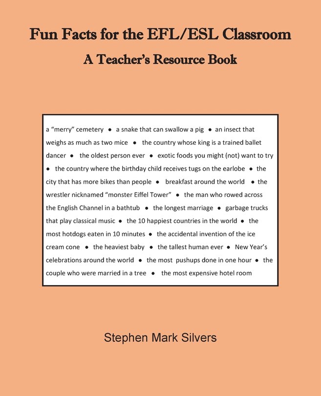 Front cover_Fun Facts for the EFL/ESL Classroom